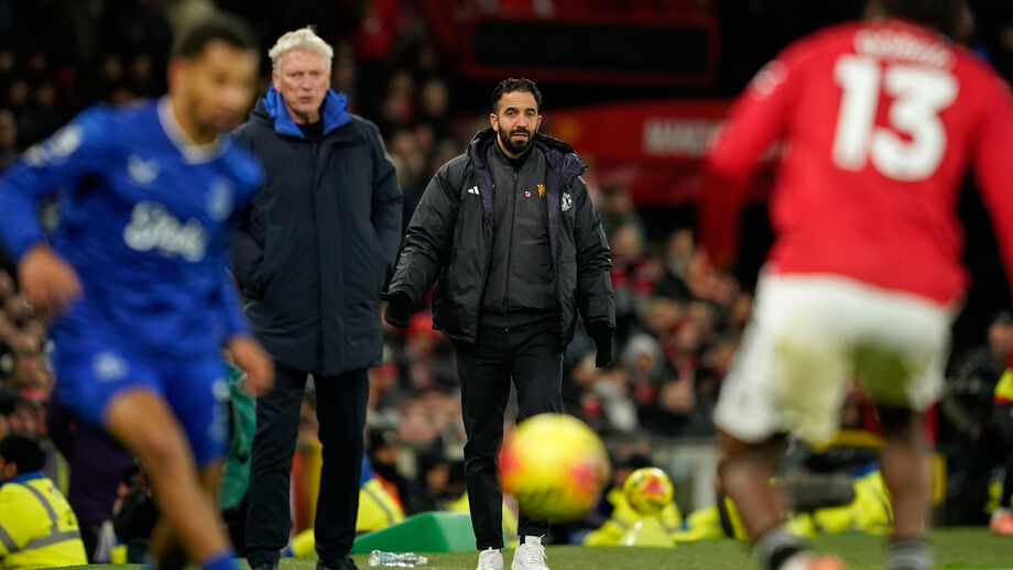 Ruben Amorim irritado com a derrota frente ao Everton