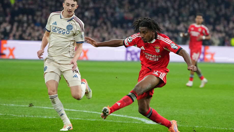 Leandro Barreiro marcou o segundo golo do Benfica frente ao Ajax