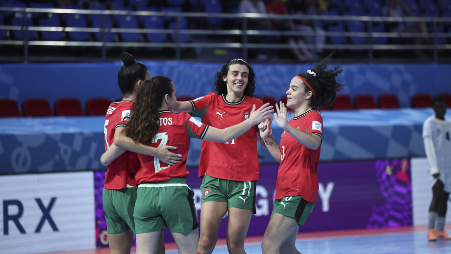 Seleção Nacional festeja mais um triunfo no Mundial feminino de futsal