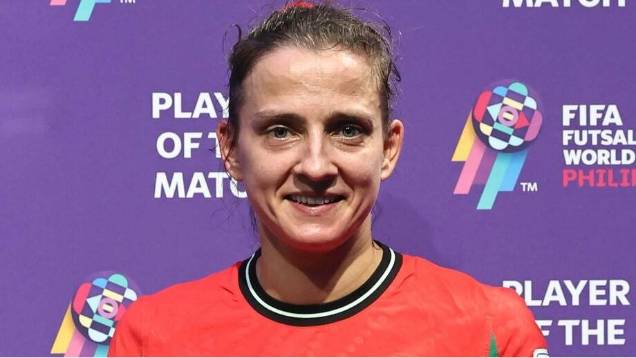 Ana Azevedo foi eleita a melhor jogadora da partida