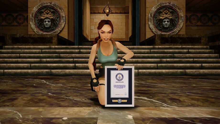 Lara Croft entra no Guinness World Records como heroína de videojogos.
