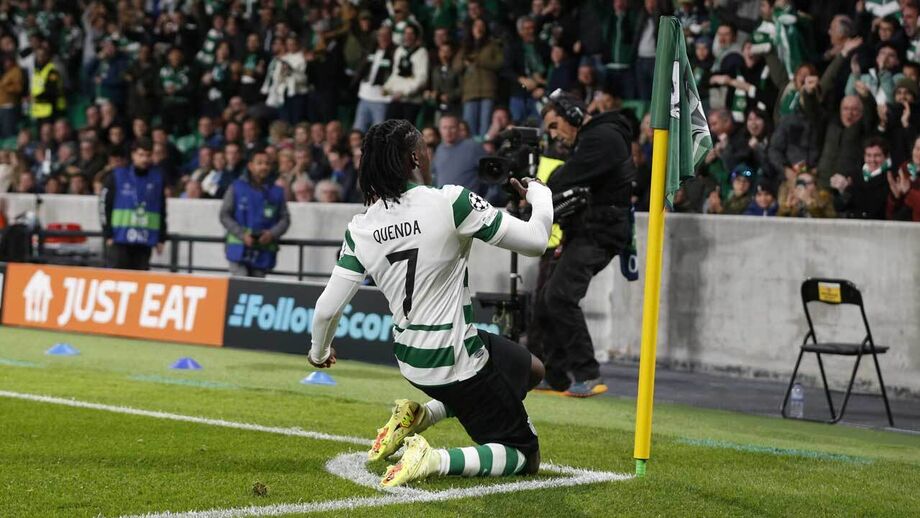 Quenda marcou o primeiro golo em Alvalade