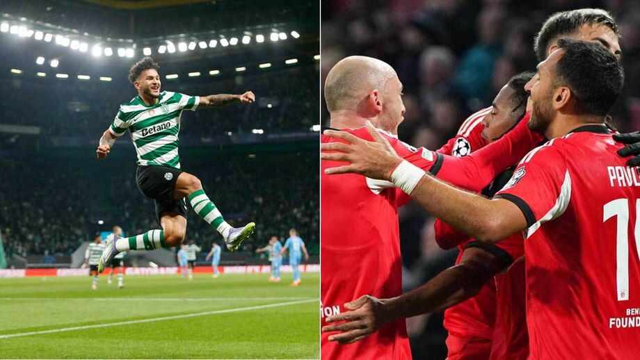 Sporting e Benfica venceram na 5.ª jornada da Champions