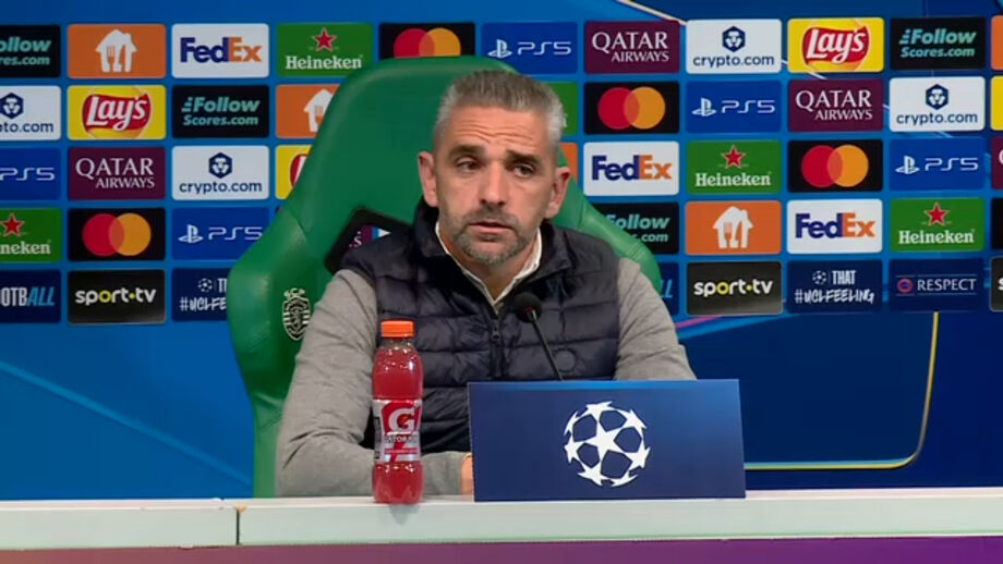 Treinador do Sporting comentou o cartão vermelho retirado a Hjulmand, após revisão