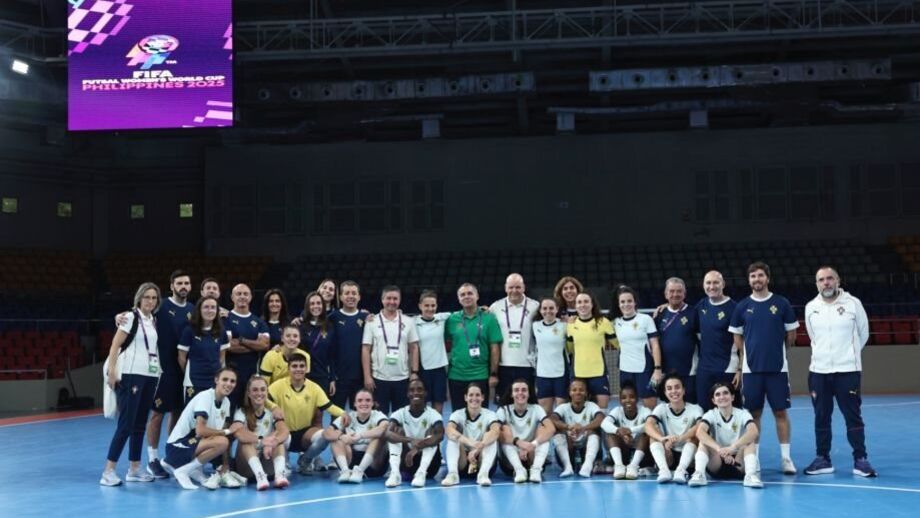 Pedro Dias com a seleção feminina