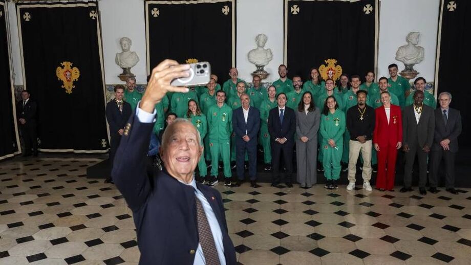 Presidente da República recebeu, no Palácio de Belém, a comitiva portuguesa que participou nos Surdolímpicos