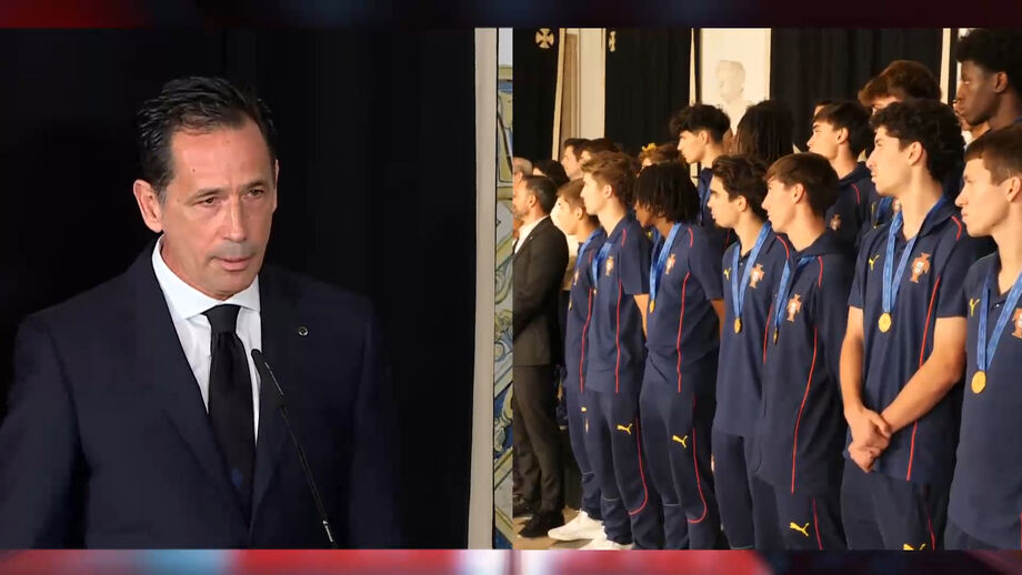 Presidente do FPF falou na condecoração dos vencedores do Mundial de sub-17, no Palácio de Belém