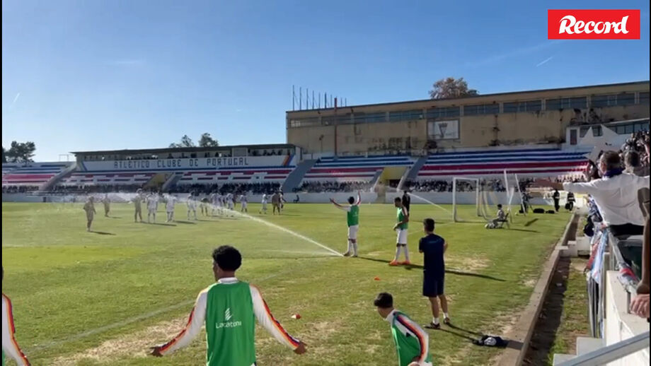 Atlético recebeu azuis do Restelo em mais uma jornada da Liga 3