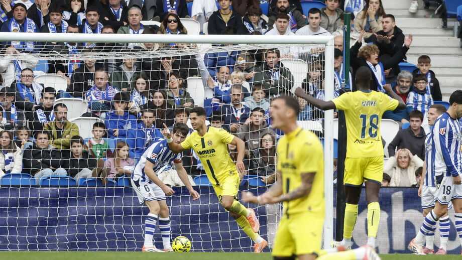 Villarreal vence Real Sociedad em jogo emocionante