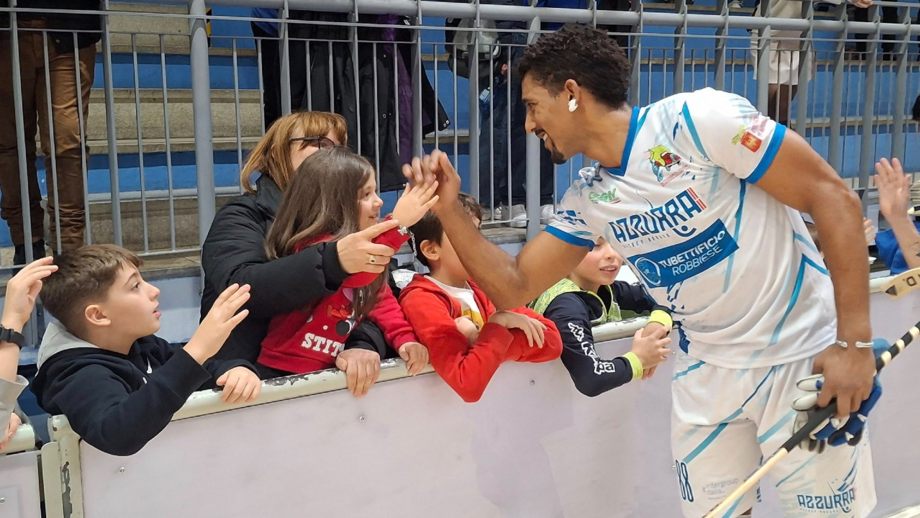 Bruno Dinis, jogador português do Azzurra Novara 