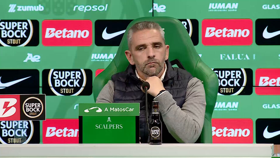 Técnico do Sporting fez uma mini-antevisão ao dérbi com o Benfica