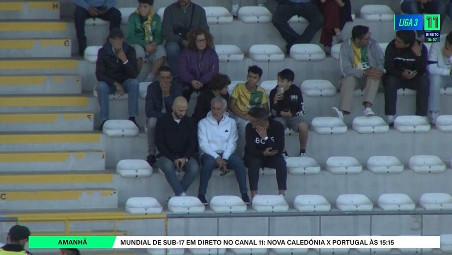 José Mourinho assiste ao Mafra-Atlético da Liga 3