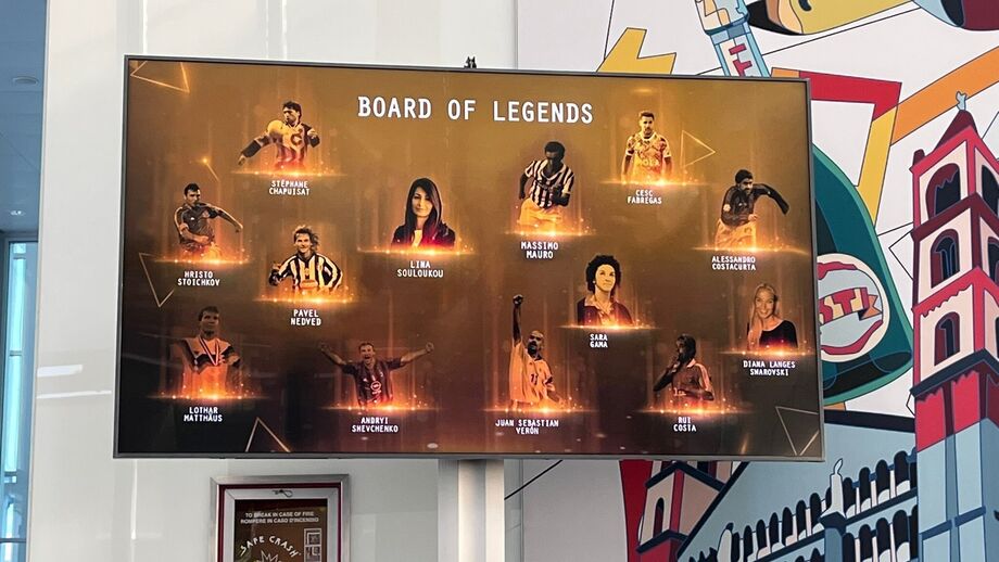 'Board of Legends' celebra figuras como Rui Costa, Cesc Fabregas e Shevchenko