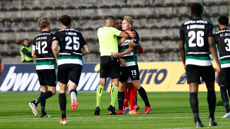 Harder foi expulso na última visita do Sporting aos Açores