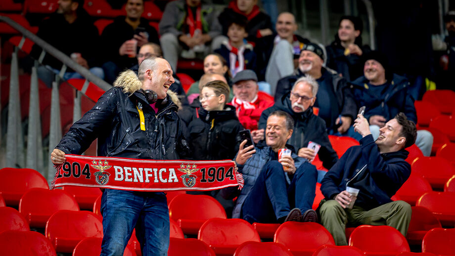 Adeptos do Benfica em Utrecht