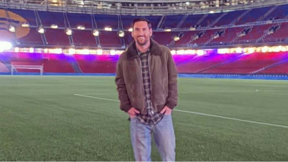 Lionel Messi regressou a Camp Nou