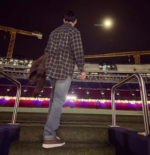 Lionel Messi regressou a Camp Nou