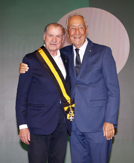 Marcelo Rebelo de Sousa condecora atletas olímpicos no Comité Olímpico de Portugal