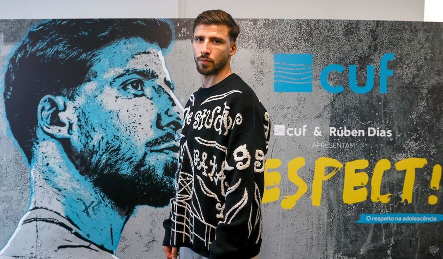 Rúben Dias participa em ação sobre respeito na adolescência no Hospital CUF Tejo