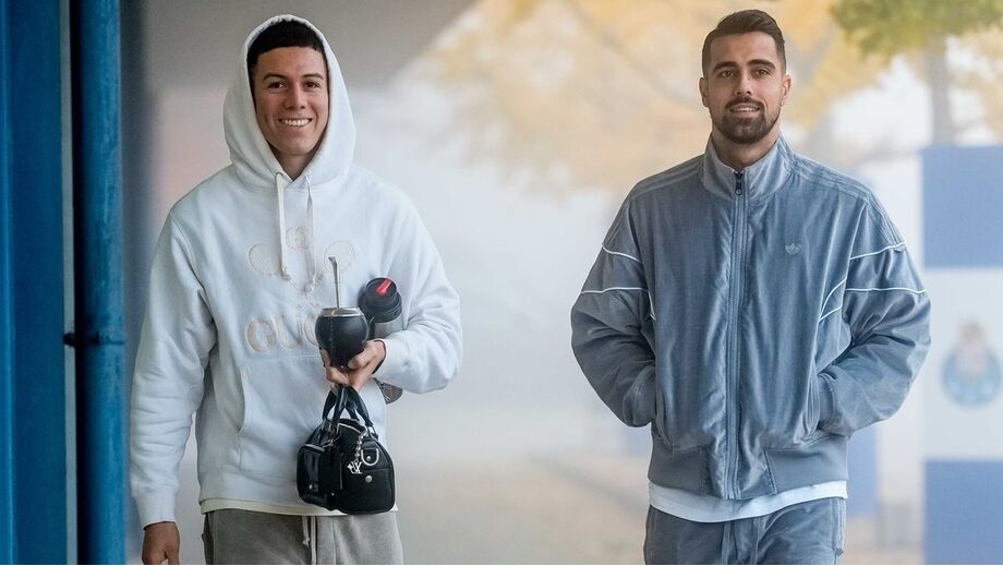 Nehuén Pérez e Diogo Costa