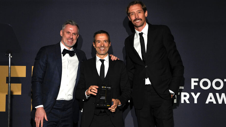 Jamie Carragher, Jorge Mendes e Peter Crouch