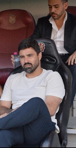 Vítor Mour e o diretor desportivo, João Moura