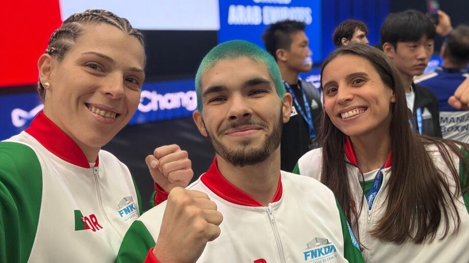 Sofia Oliveira, Catarina Dias e Ricardo Hilário representaram Portugal no desfilar das bandeiras