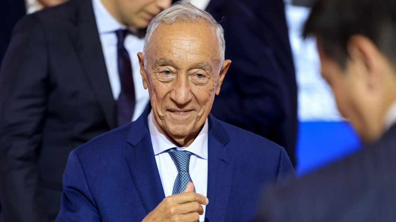 Marcelo Rebelo de Sousa no Hospital de São João após indisposição.
