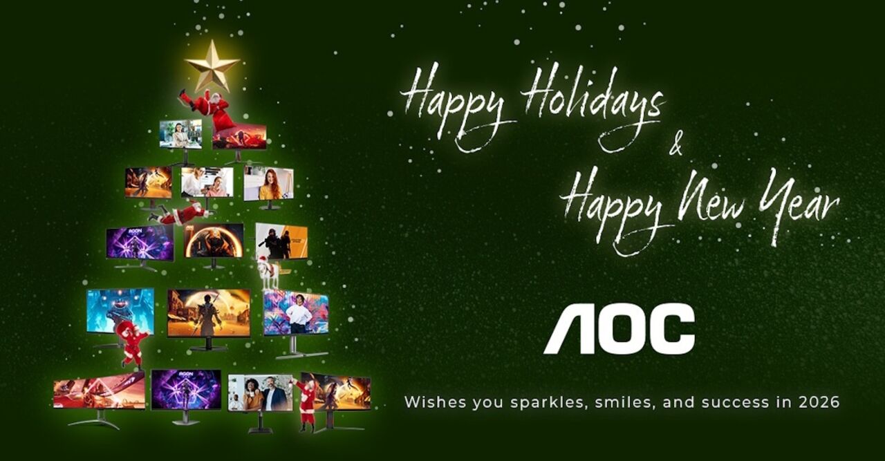 A AOC deseja umas boas festas e um próspero ano de 2026.
