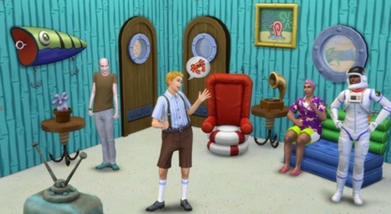 The Sims 4 apresenta novos kits do SpongeBob a partir de 4 de dezembro