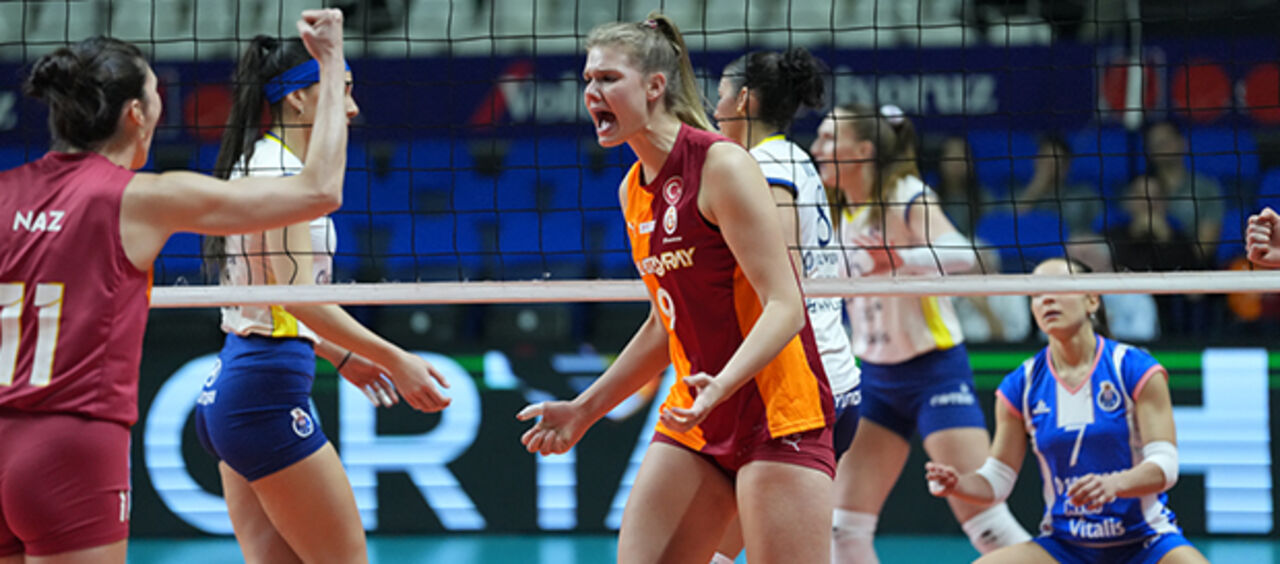 Galatasaray derrotou o FC Porto na Taça CEV feminina