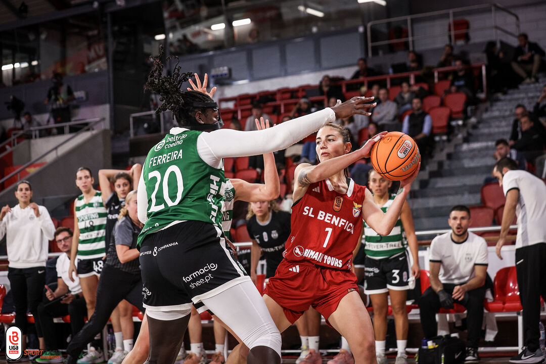 Benfica vence Sporting no dérbi feminino da Liga Betclic, 10 anos depois