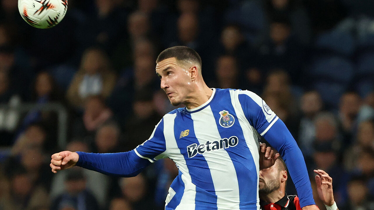 Futebolista do FC Porto em jogo