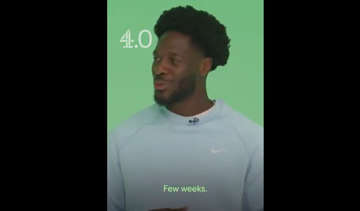 Ola Aina fala sobre a namorada de outro futebolista no Channel 4.0