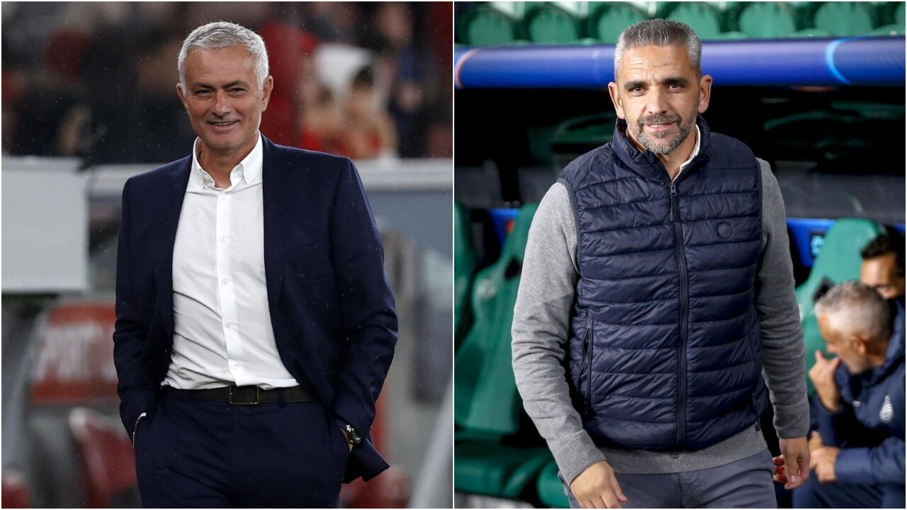 José Mourinho e Rui Borges estarão frente a frente no Benfica-Sporting