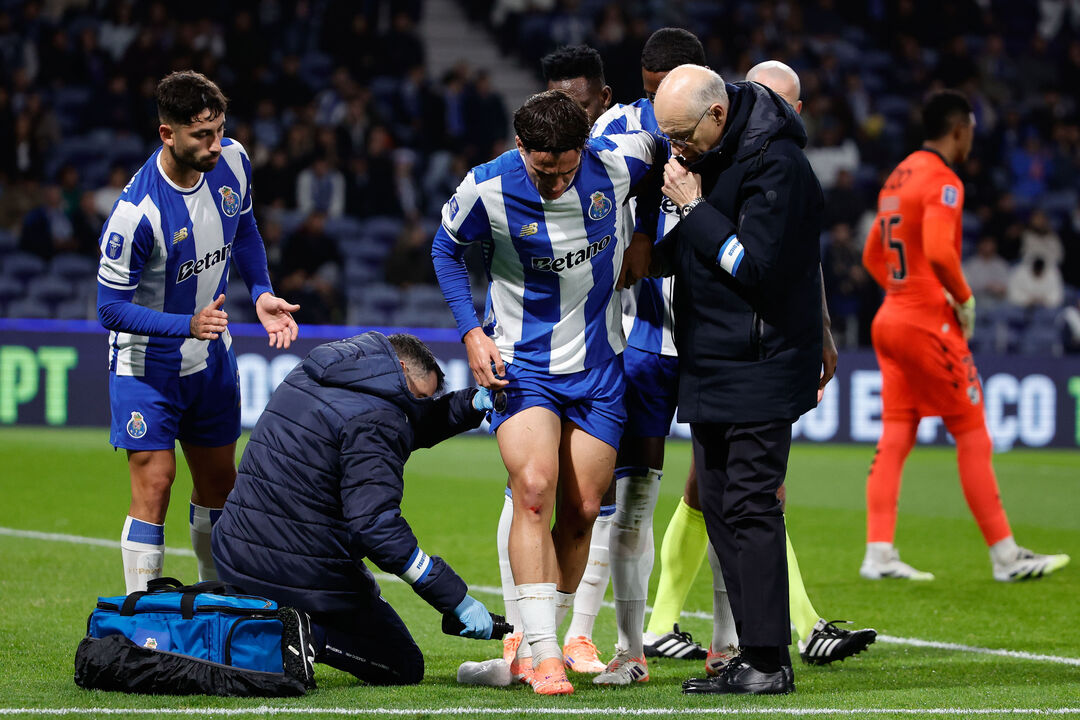 Gabri lesionou-se logo após marcar golo
