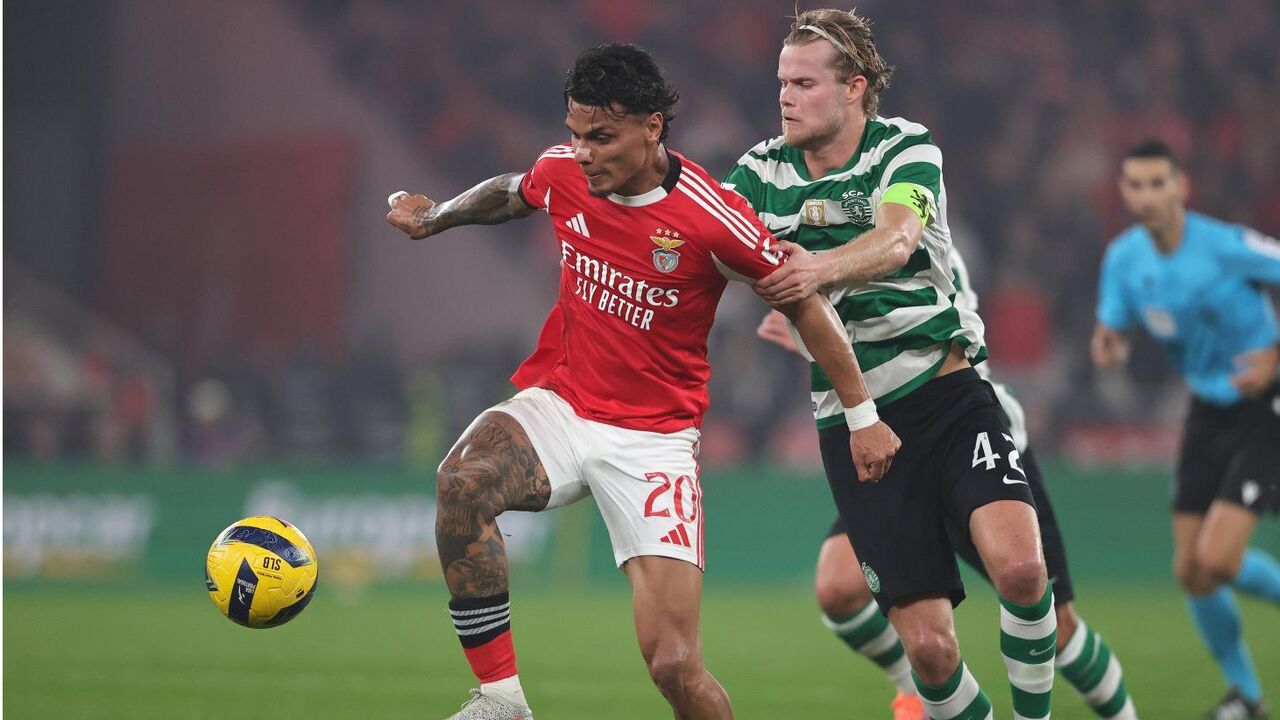 Richard Ríos destaca o Benfica no dérbi