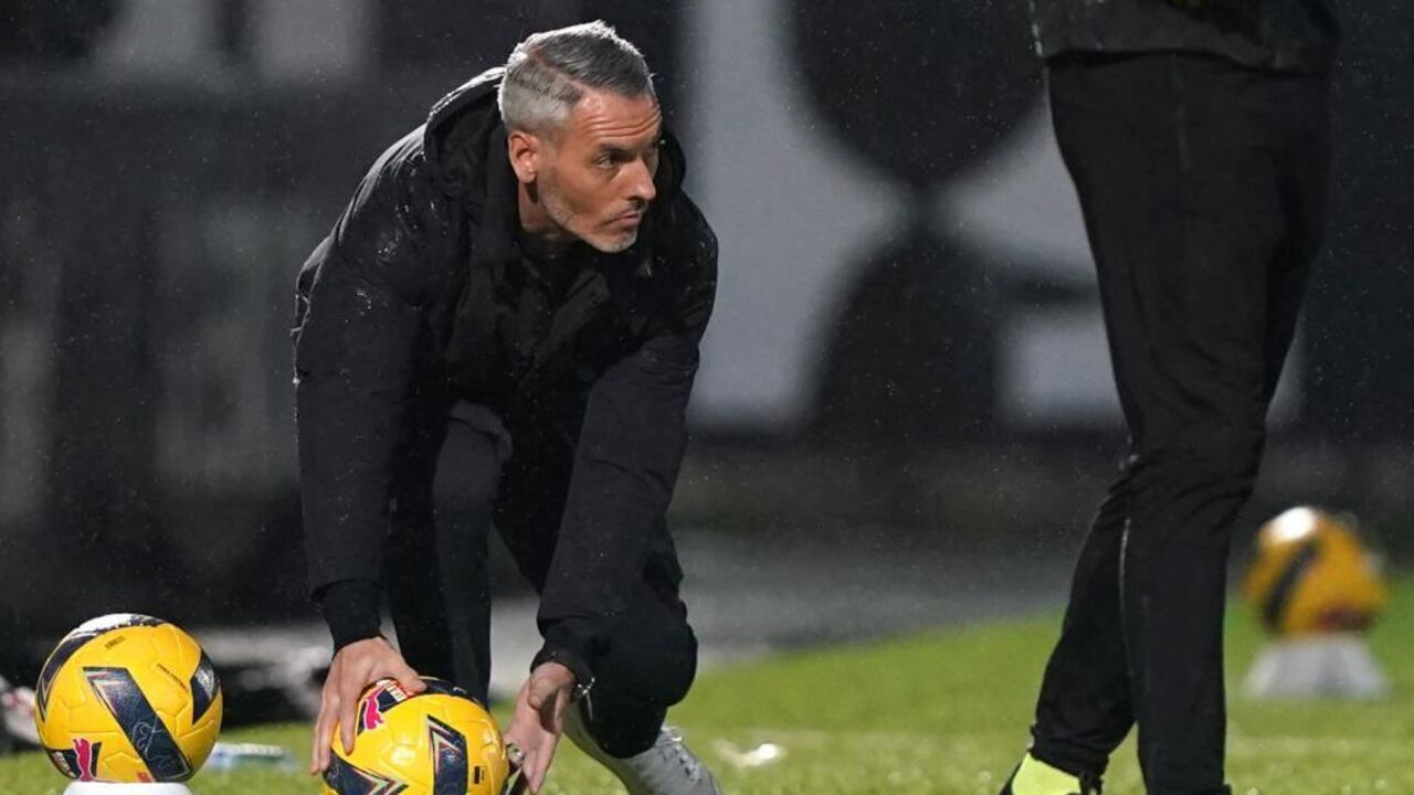 Carlos Vicens durante o Famalicão-Sp. Braga