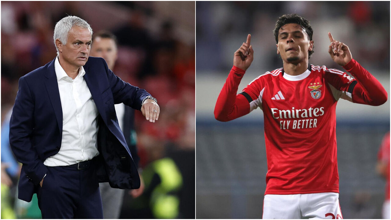 Mourinho e Richard Ríos em foco após exibição no dérbi