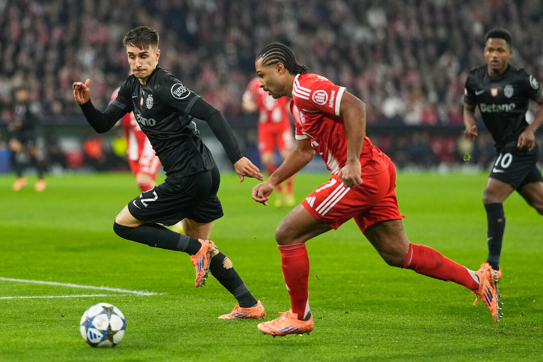 Fresneda no Bayern Munique-Sporting