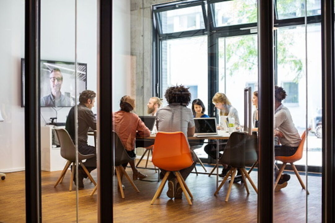 Trabalho, reunião, escritório, trabalhadores, xxx