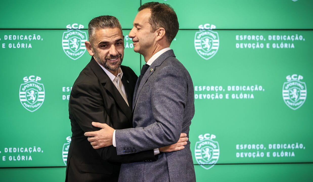 Rui Borges abraça Frederico Varandas