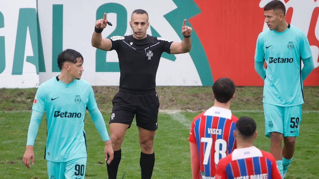 Jean Felipe suspenso após cabeçada no jogo Felgueiras
