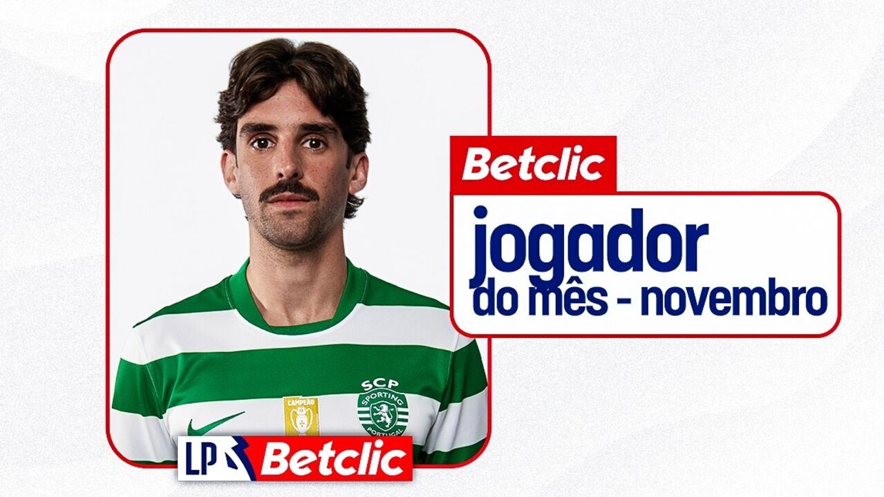 Trincão eleito melhor jogador do mês de novembro