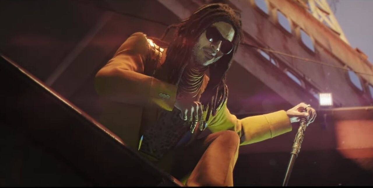 Lenny Kravitz surge como Bawma em OO7 First Light