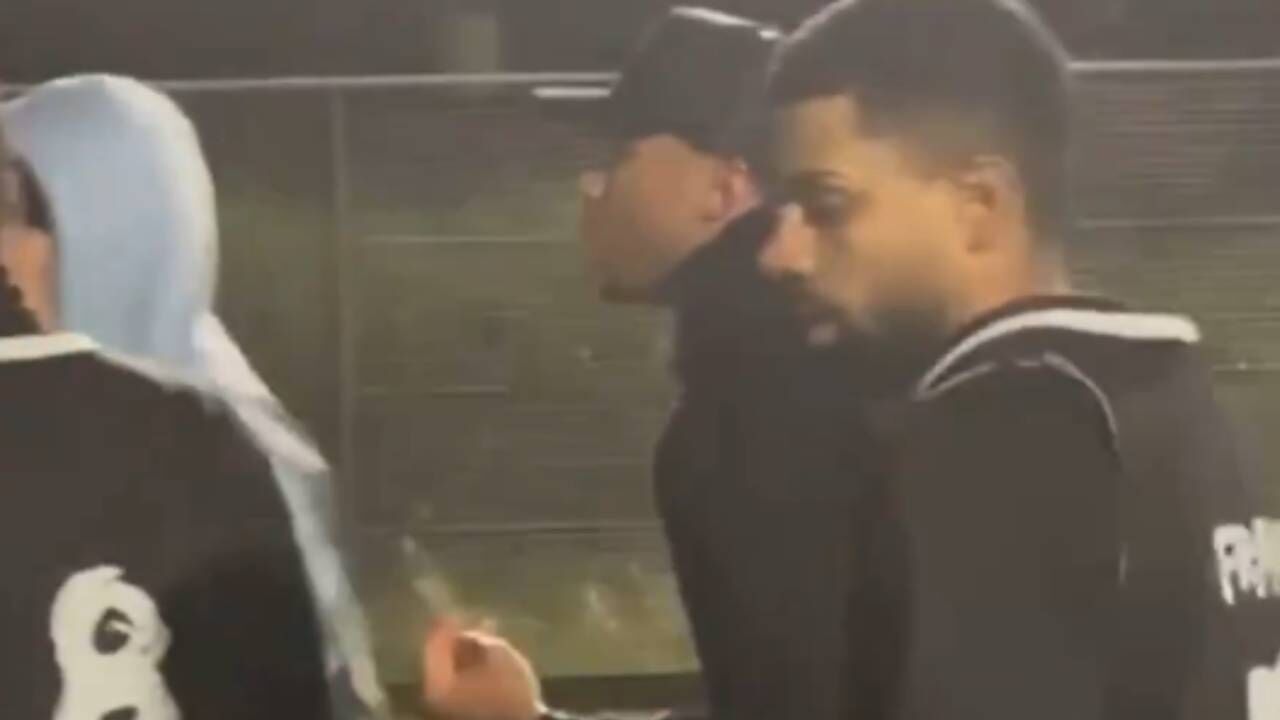 Gabriel Magalhães apanhado em discussão acesa após entrada dura em jogo amador no Brasil