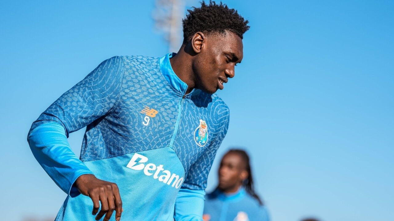 Samu no treino do FC Porto