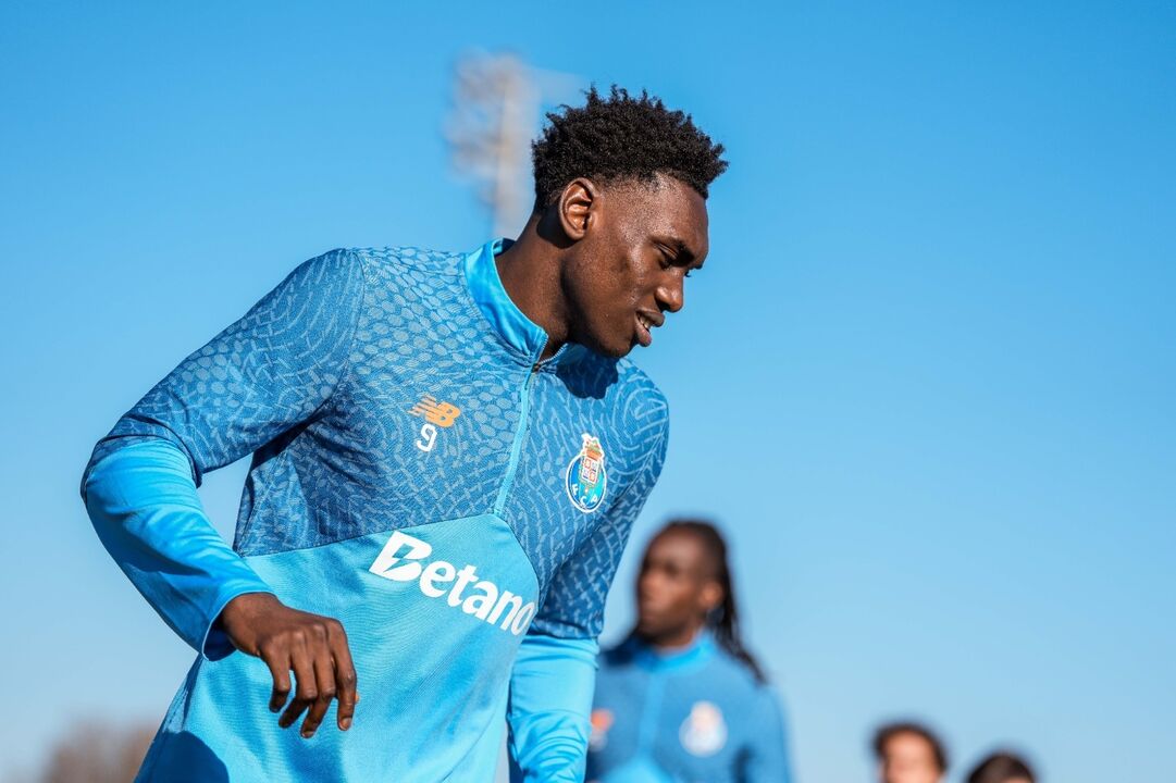 Samu no treino do FC Porto