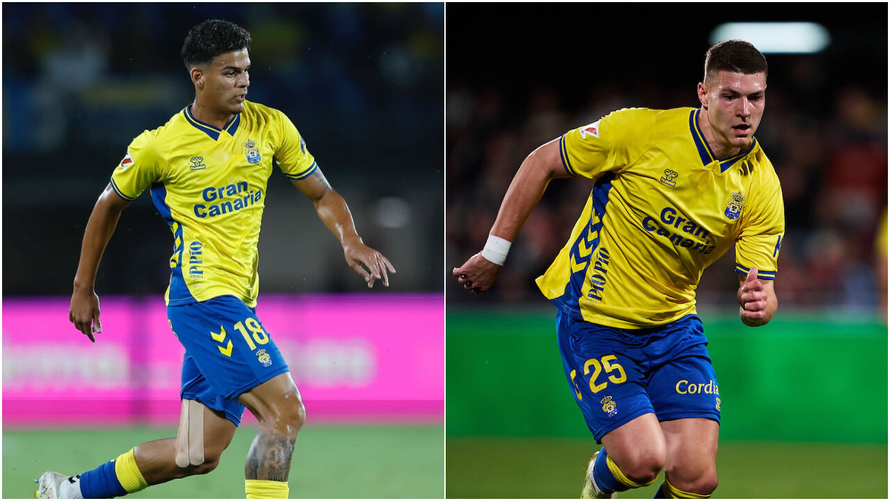 Edward Cedeño (à esquerda) e Milos Lukovic (à direita)