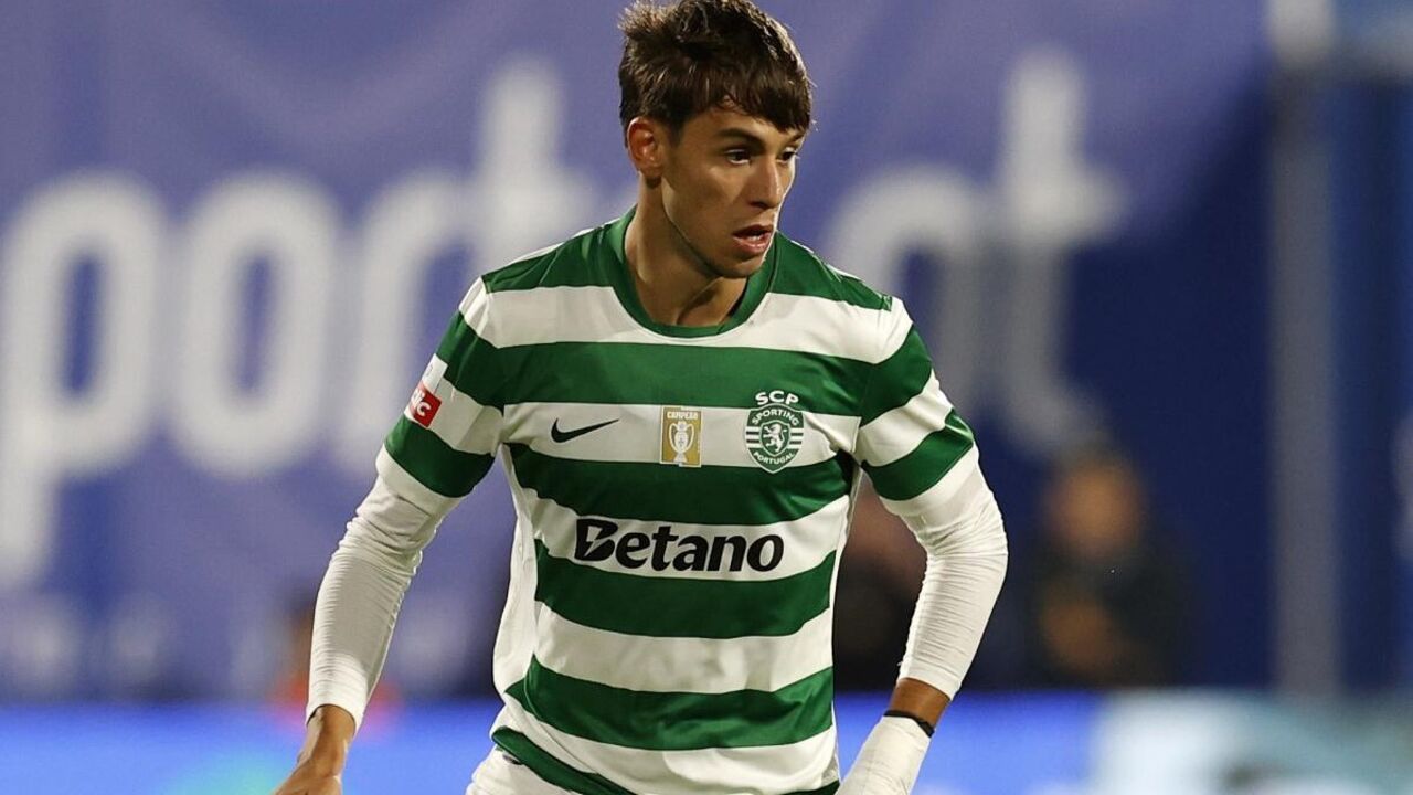 Futebolista do Sporting CP durante uma partida